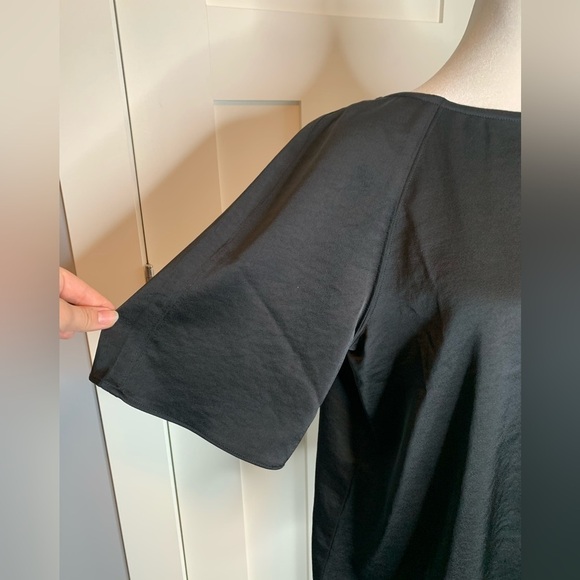 Anthropologie Daily Practice Black Open Back Blouse Size Small - Picture 4 of 13